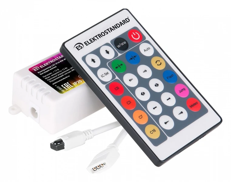 Пульт-регулятора ЦТ и цвета RGB с сенсорным кольцом Elektrostandard Аксессуары для светодиодных лент 12/24V LSC 016