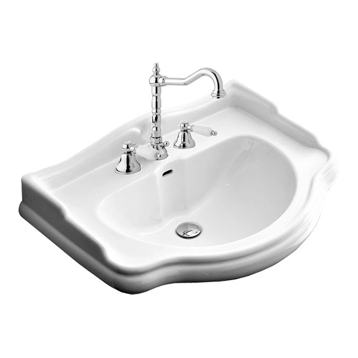 Раковина Kerasan Retro 55 см, 3 отв., белый 104501*2
