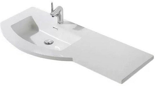 Раковина BelBagno Prospero 120 см PROSPERO-1200-LVB-LEFT левая