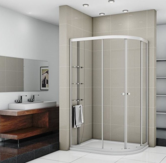 Душевой уголок Cezares Pratico 120x90 PRATICO-RH-2-120/90-C-Cr-L