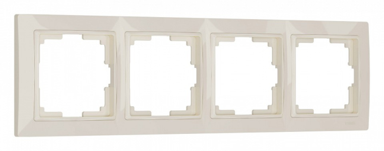 Рамка на 4 поста Werkel Snabb basic слоновая кость W0042003