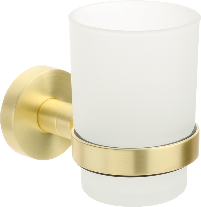 Подстаканник одинарный золото-сатин Fixsen Comfort Gold FX-87006