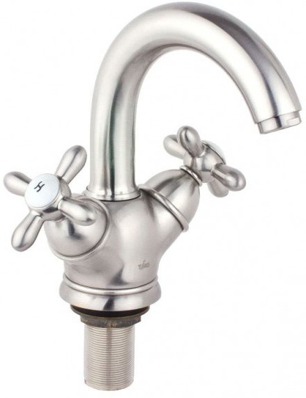 Смеситель для раковины Timo Ritz 0141FN silver