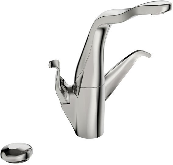 Смеситель для кухни Oras Alessi Swan 230/12V с Smart кнопкой 8222F