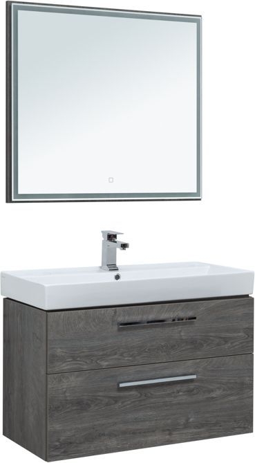 Мебель для ванной Aquanet Nova 90 дуб рошелье (2 ящика) 00243257
