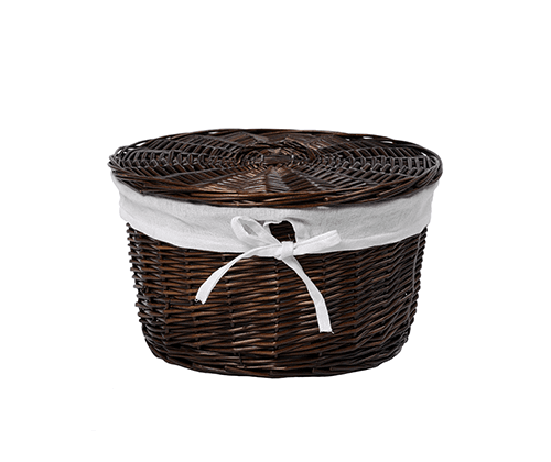Плетеная корзина с крышкой WasserKraft Donau WB-530-L