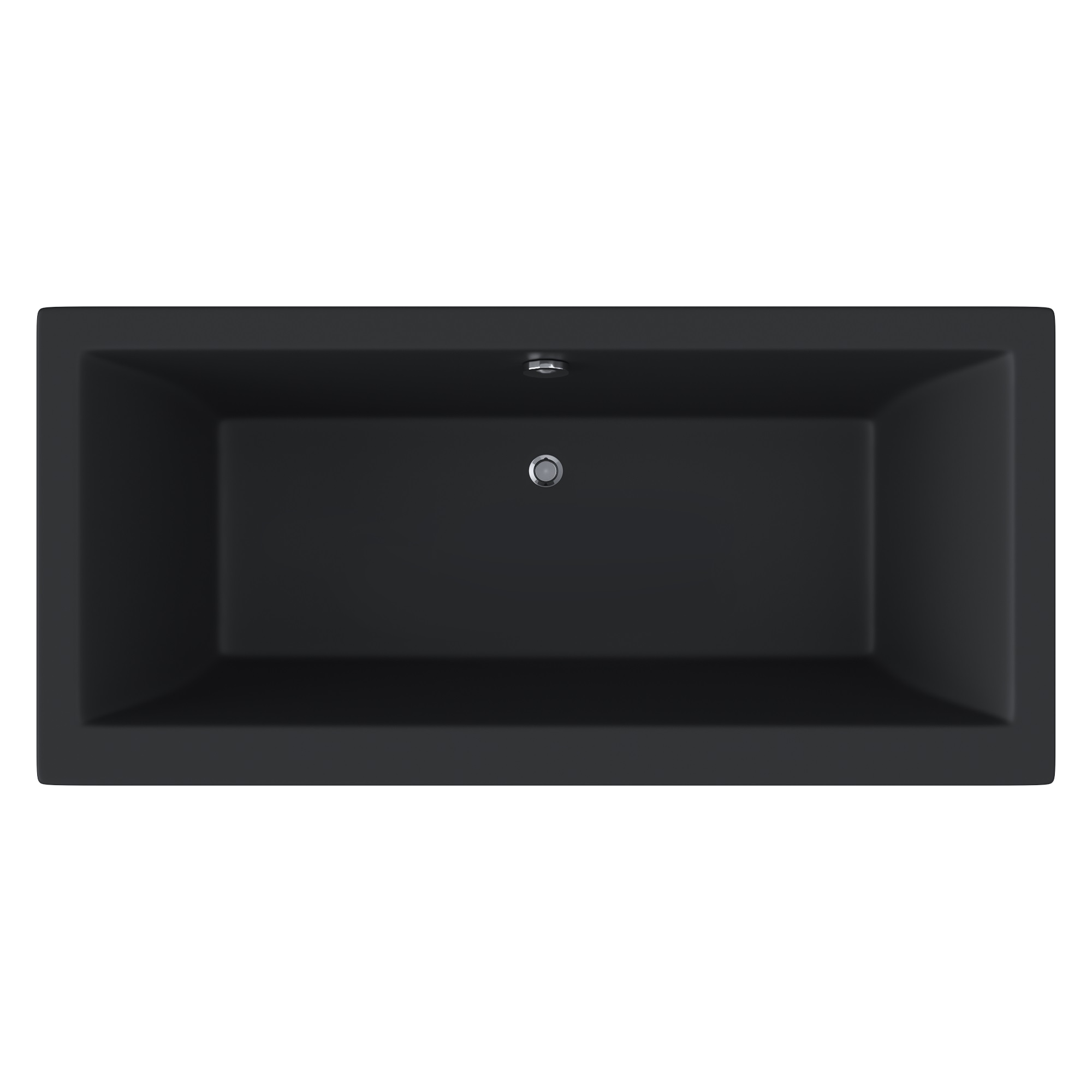 Ванна BERGES акриловая TARI 180х80, черный матовый