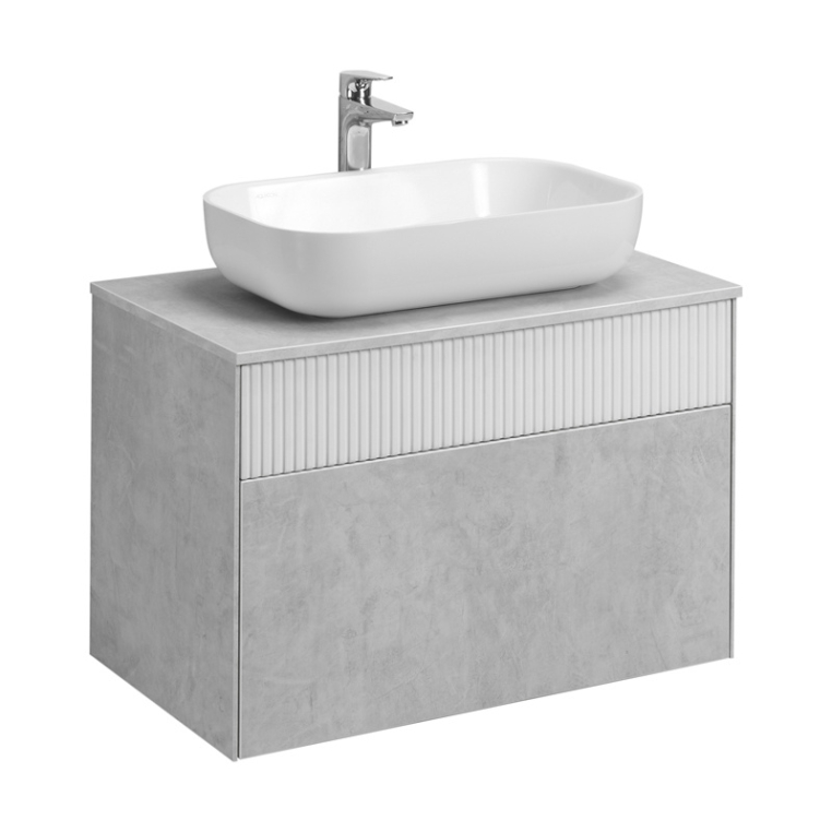 Тумба с раковиной Aquaton Марбл 80 1A2762K4MH4C0