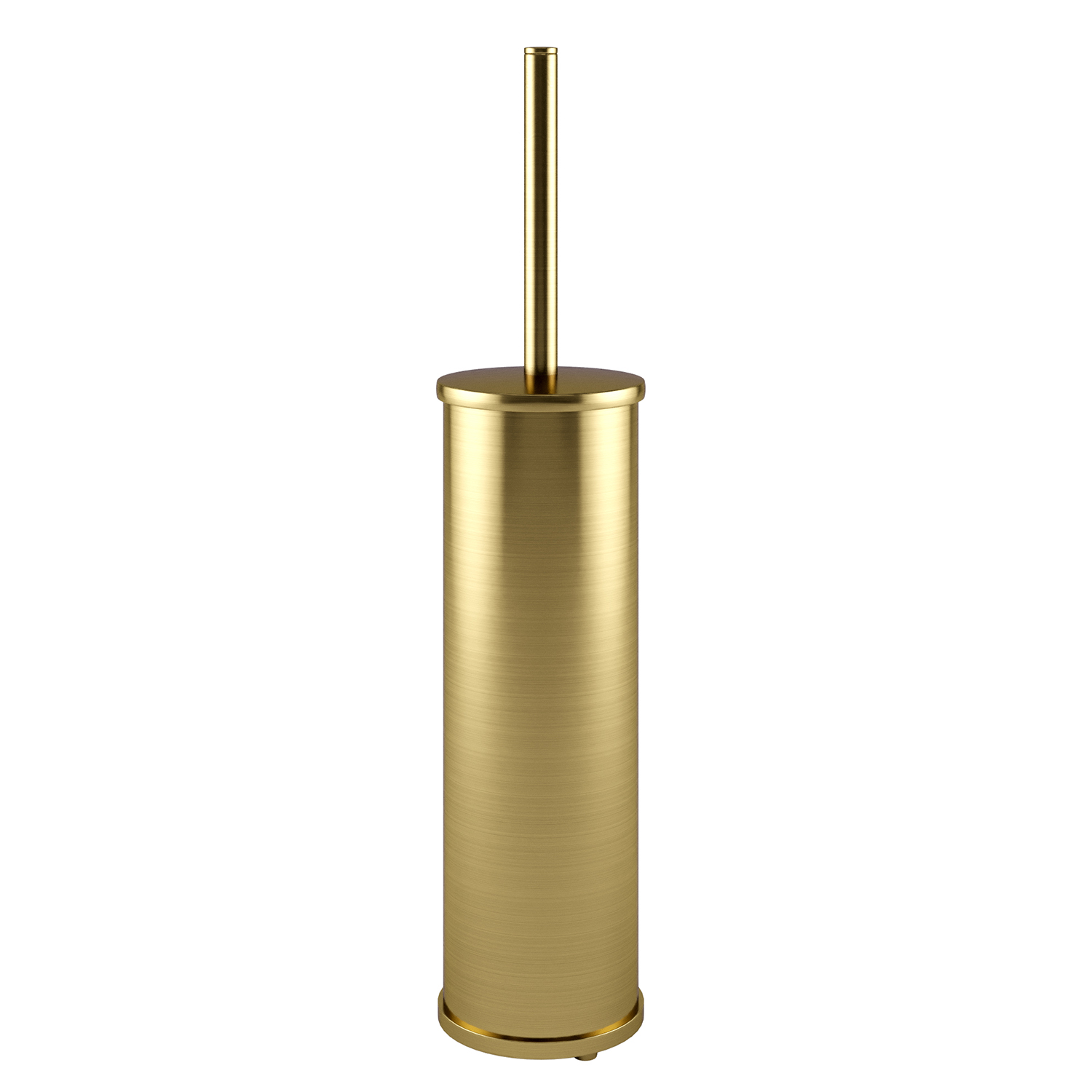 K-1027BRUSHED GOLD  Щетка для унитаза напольная