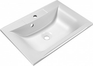 Раковина BelBagno Marino 65 прямоугольная (BB650/450-LV-MR-PR)