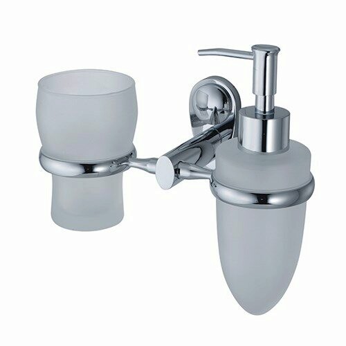 Аксесс Main K-9289 Держатель стакана и дозатора (блистер), хром