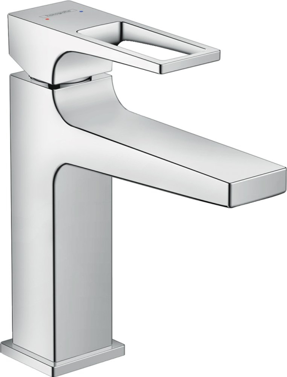 Cмеситель для раковины Hansgrohe Metropol 110  74507000 со сливным клапаном Push-Open