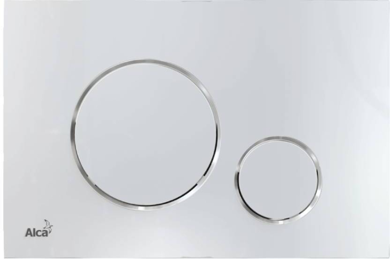 Кнопка смыва AlcaPlast M671 хром глянец