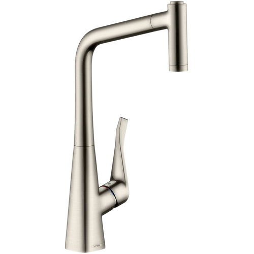 Смеситель для кухни Hansgrohe Metris сталь 14820800