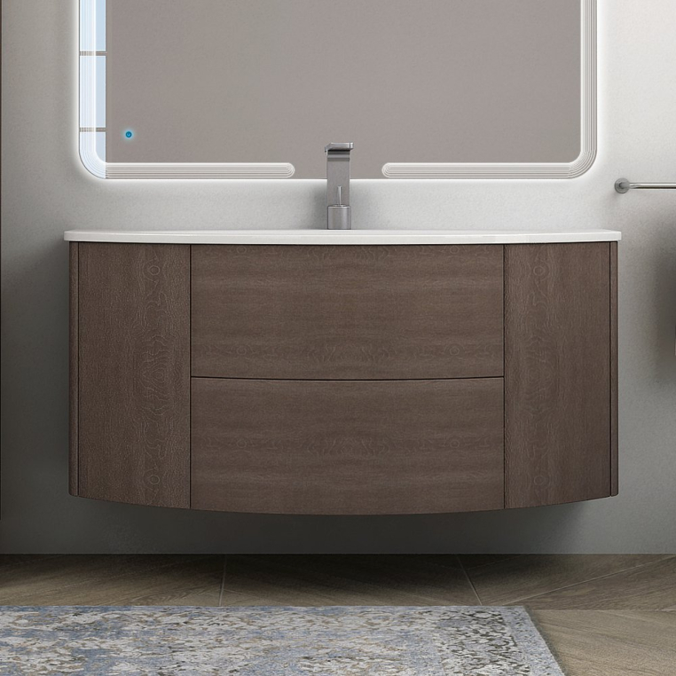 Тумба с раковиной Cezares Eden 120 rovere scuro (54408+82368)