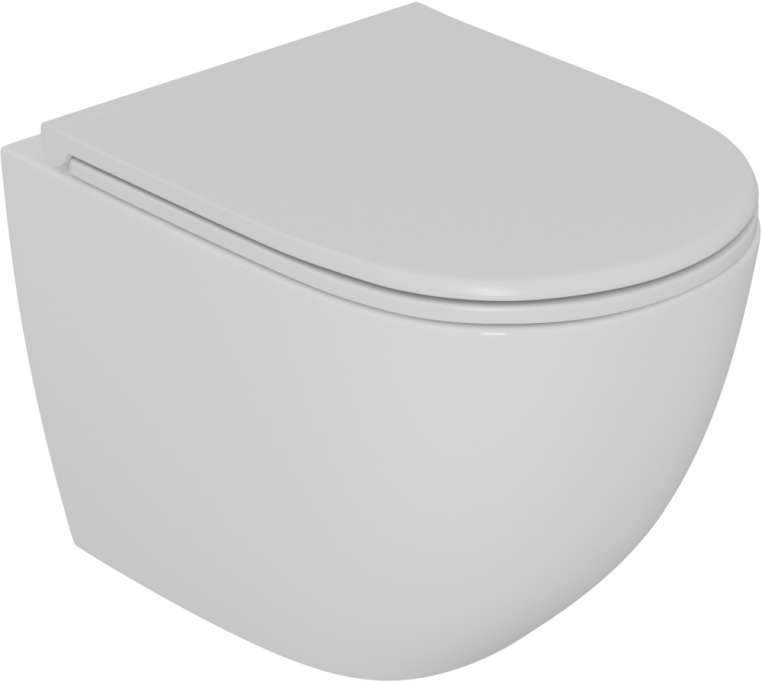 Подвесной унитаз D&K Matrix с микролифтом, безободковый DT1396016