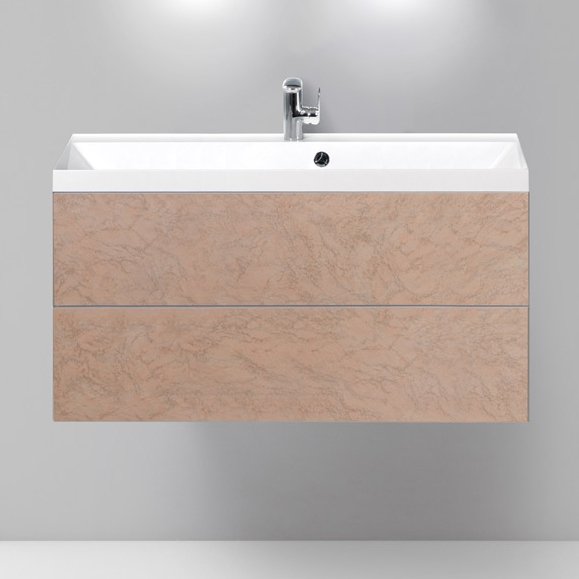Тумба с раковиной BelBagno Regina 100 marmo rosa (REGINA-1000-2C-SO-MR-BLUM+BB1000/450-LV-MR-AST)