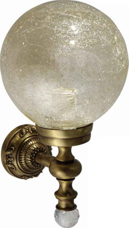 Светильник настенный Migliore Cristalia 16782 стекло/бронза/Crystal