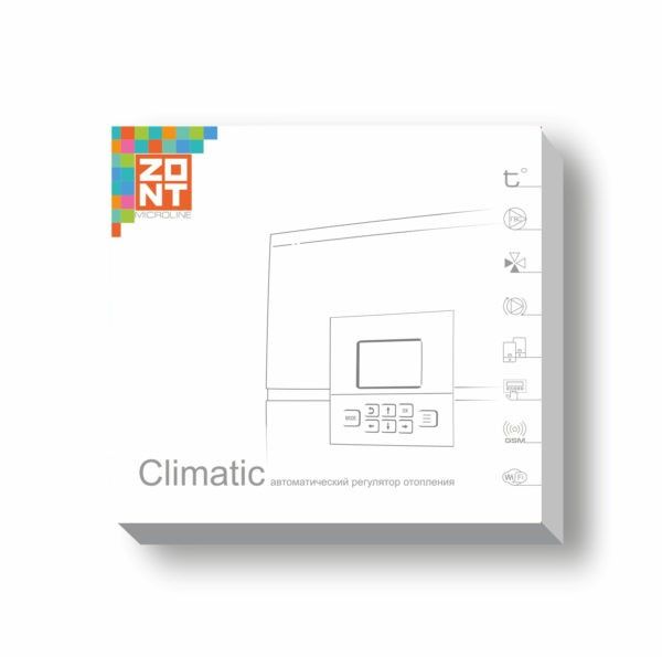 Регулятор TVP Electronics систем отопления ZONT Climatic 1.3 (1 прямой+3 смесительных контура) ML00004486