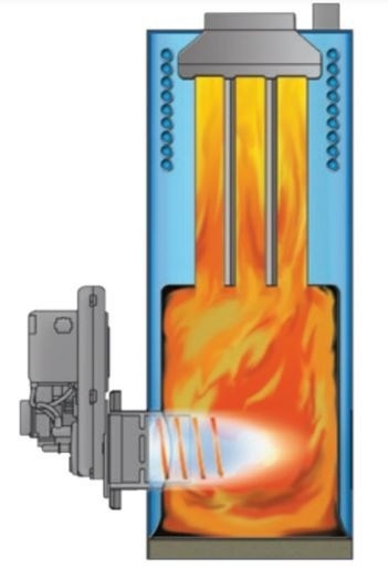 Напольный газовый котел Kiturami TGB HiFin A21F400023 35 кВт