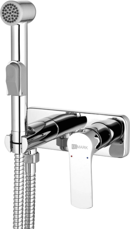 Смеситель встраиваемый LEMARK Plus Grace LM1519C с гигиеническим душем