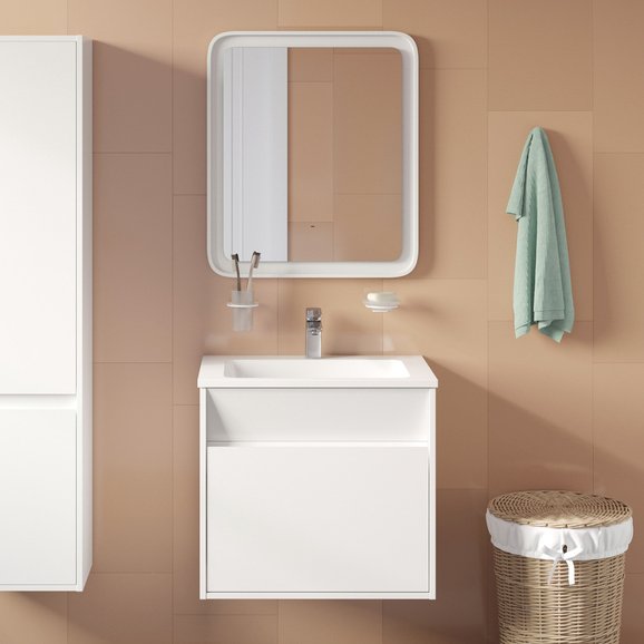 Комплект мебели IDDIS Esper 60 подвесная, белая (ESP60W0i95+4506000i28+ESP6000i98)