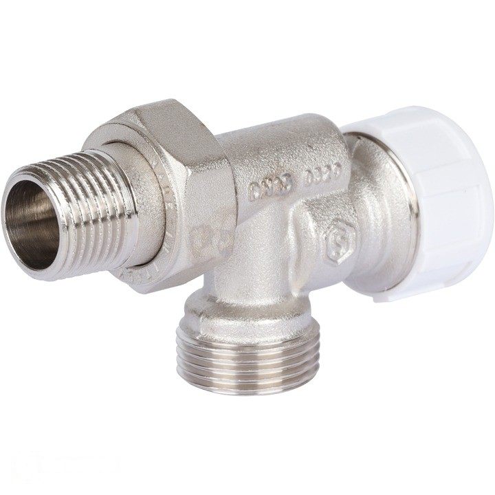 STOUT Клапан термостатический угловой, 1/2" x 3/4" ЕК (SVT-0005-100015)