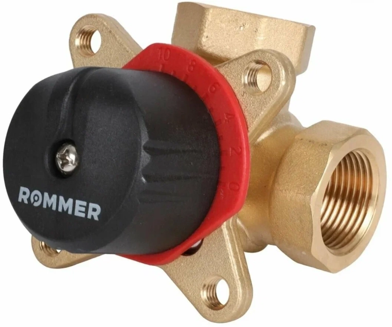 Клапан трехходовой смесительный Rommer RVM-0003-040050