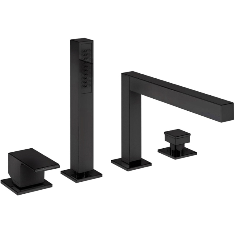 Смеситель Cezares Porta PORTA-BVDM4-NOP на борт ванны черный