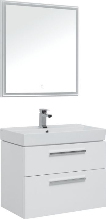 Мебель для ванной Aquanet Nova 75 белый (2 ящика) 00243255