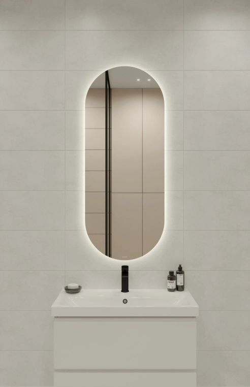 Зеркало Cersanit Eclipse smart 50x122 с подсветкой овальное (64150)