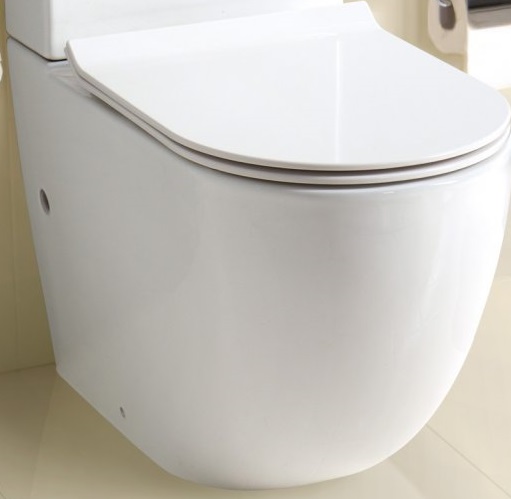 Чаша напольного унитаза BelBagno Sfera-R  с микролифтом, безободковый BB10100CP+BB2032SC