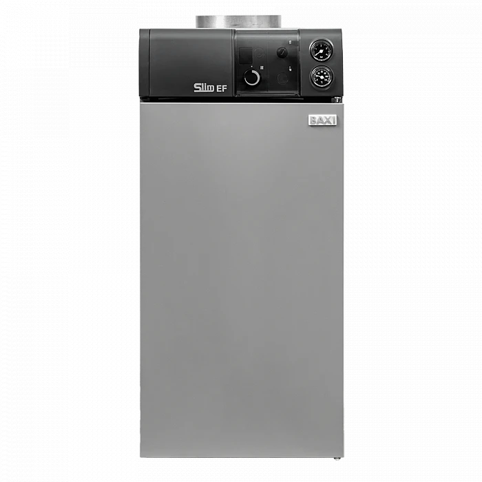 Напольный газовый котел отопления Baxi SLIM EF 1.49 A7116068, атмосферный с чугунным теплообменником