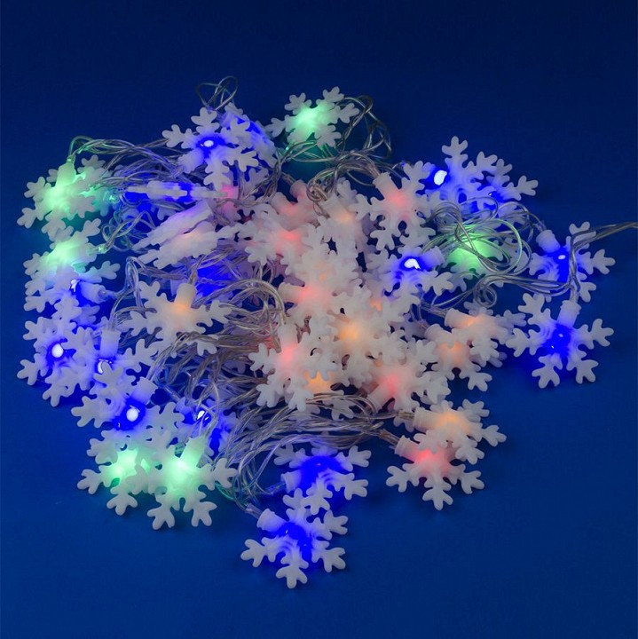 Гирлянда с насадками Uniel Снежинки ULD-S0700-050/DTA MULTI IP20 SNOWFLAKES-3