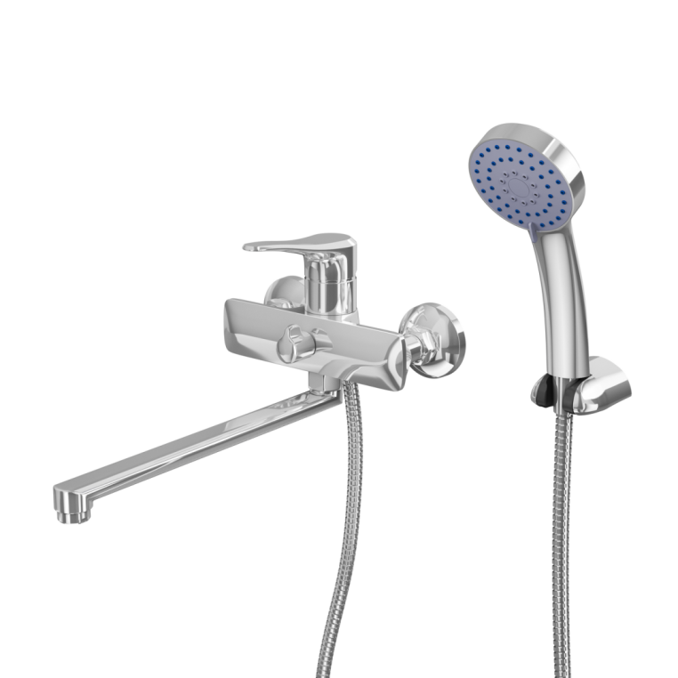 Смеситель одноручный для ванны RUSH Jawa (JA0735-51) с поворотным изливом