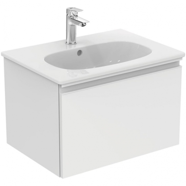 Тумба с раковиной Ideal Standard Tesi T351001+T0046OV, белая