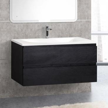 Тумба под раковину Cezares Molveno 100 см MOLVENO-100-2C-SO-NR Nero