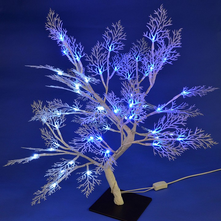Сакура световая Uniel Морозко ULD-T3550-054/SWA WHITE-BLUE IP20 FROST