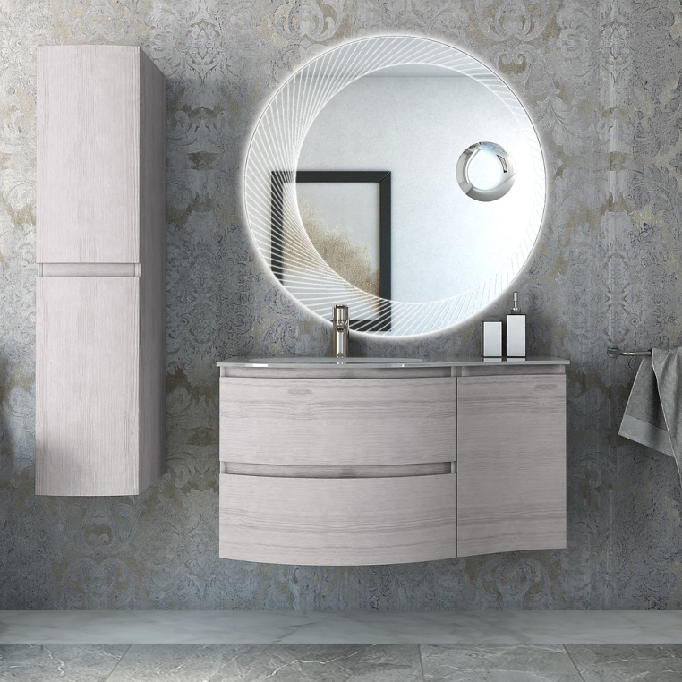Комплект мебели Cezares Vague 104 L rovere sbiancato (54847+54848+50153+44997)