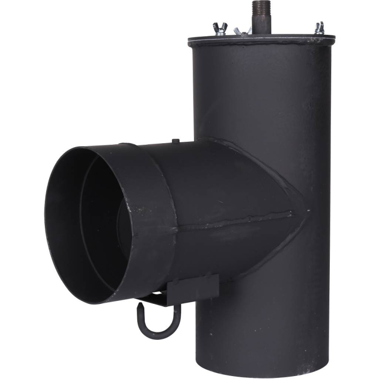 Патрубок дымохода ROMMER (RSB-1110-041395) вертикальный D=150, L=304, H=396