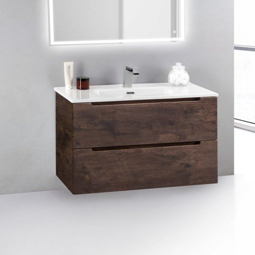 Тумба под раковину BelBagno Etna 39 80 rovere moro (ETNA39-800/390-2C-SO-RW-P)