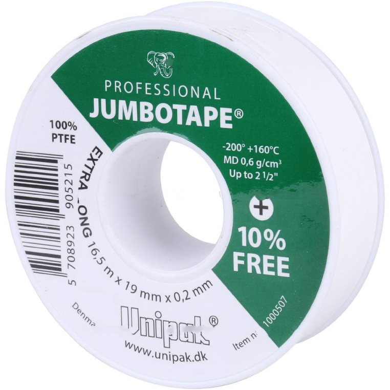 1000507 UNIPAK Фум-лента JUMBOTAPE (15 м х 19 мм х 0,2 мм)