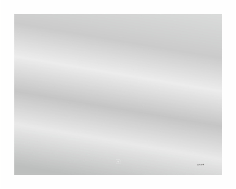 Зеркало Cersanit Led 030 design 100*80, с подсветкой, антизапотевание, Сорт1 прямоугольное (KN-LU-LED030*100-d-Os)