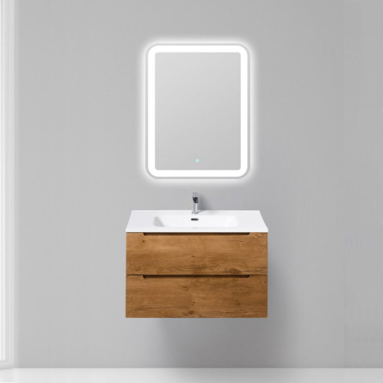 Комплект мебели BelBagno Etna 80 rovere nature (ETNA-800-2C-SO-RN-P+BB800ETL+SPC-MAR-800-800-LED-TCH)