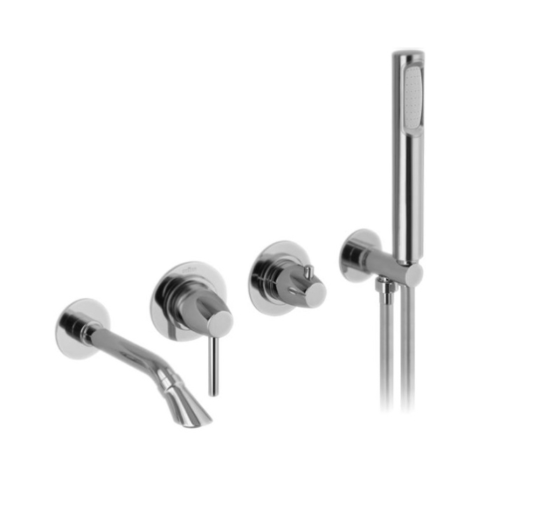 Смеситель для ванны Webert Opera Moderna OE860312015, хром (внешняя часть)