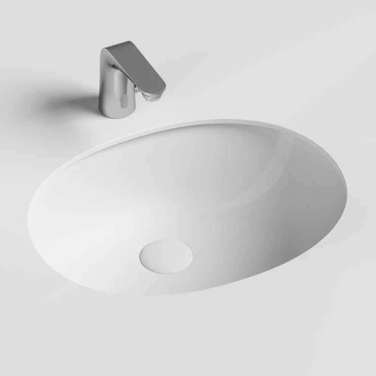 Раковина встраиваемая снизу под столешницу Ceramica Nova Element овальная CN6043