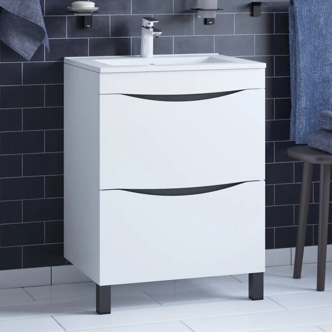 Тумба с раковиной IDDIS Cloud 60 (CLO60WFi95+0136000i28)