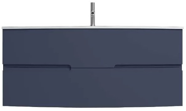 Тумба под раковину Jacob Delafon Nona EB1890RU-G98 120 см глянцевый темно-синий, 2 ящика
