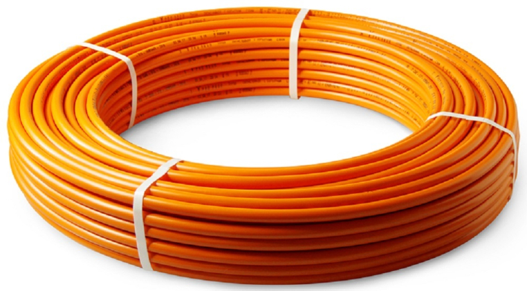 Труба Pro Aqua PE-RT EVOH пятислойная оранжевая 16x2,0 отрезок \ 045м \ (PERT5O16-045)
