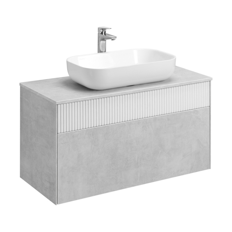 Тумба с раковиной Aquaton Марбл 100 1A2763K4MH4C0